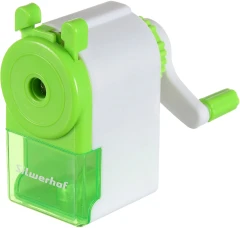 Точилка для карандашей механическая Silwerhof Color 1 отверстие зеленый