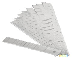 Лезвия для канцелярского ножа Silwerhof шир.лез.9мм (упак.:10шт) пласт.кор.