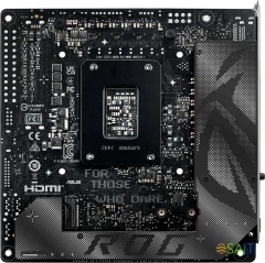 Материнская плата Asus ROG STRIX B860-I GAMING WIFI Soc-1851 Intel B860 2xDDR5 mini-ITX AC`97 8ch(7.1) 2.5Gg RAID+HDMI+DP
