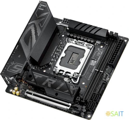 Материнская плата Asus ROG STRIX B860-I GAMING WIFI Soc-1851 Intel B860 2xDDR5 mini-ITX AC`97 8ch(7.1) 2.5Gg RAID+HDMI+DP