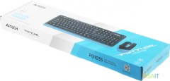 Клавиатура + мышь A4Tech Fstyler FG1035 клав:черный/синий мышь:черный/синий USB беспроводная Multimedia (FG1035 NAVY BLUE)