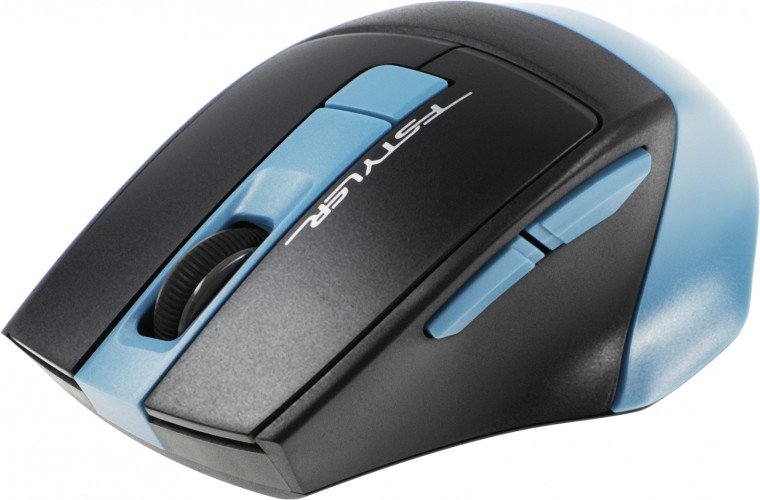 Клавиатура + мышь A4Tech Fstyler FG1035 клав:черный/синий мышь:черный/синий USB беспроводная Multimedia (FG1035 NAVY BLUE)