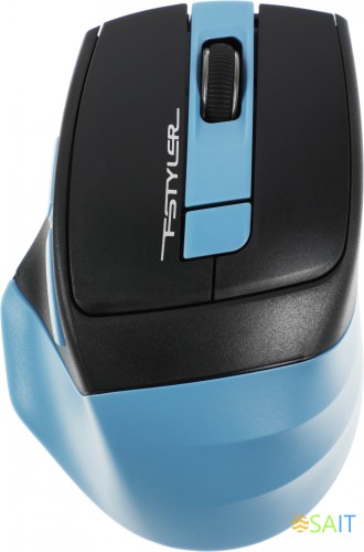 Клавиатура + мышь A4Tech Fstyler FG1035 клав:черный/синий мышь:черный/синий USB беспроводная Multimedia (FG1035 NAVY BLUE)