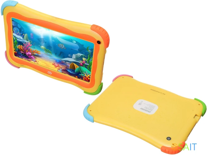 Планшет Digma Optima Kids 7 RK3126C (1.2) 4C RAM1Gb ROM16Gb 7" IPS 1024x600 Android 8.1 разноцветный 2Mpix 0.3Mpix BT WiFi microSD 128Gb 2500mAh