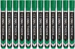 Набор маркеров перманентных Deli EU10150-P Think скошенный пиш. наконечник 1.5-5мм зеленый коробка картонная (12шт.)
