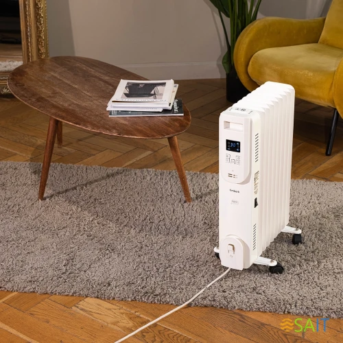 Радиатор масляный Timberk Home Intellect T-OR1507-F10E-WF 1500Вт белый