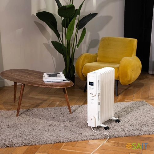 Радиатор масляный Timberk Home Intellect T-OR1507-F10E-WF 1500Вт белый