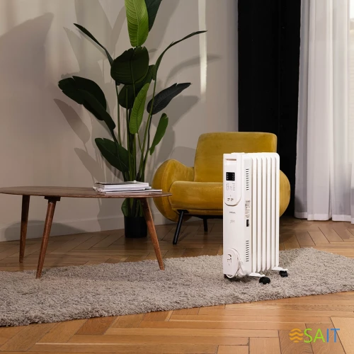 Радиатор масляный Timberk Home Intellect T-OR1507-F10E-WF 1500Вт белый