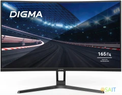 Монитор Digma 27" Overdrive 27A510F черный VA LED 1ms 16:9 HDMI M/M матовая 300cd 178гр/178гр 1920x1080 165Hz G-Sync FreeSync DP FHD 4.65кг