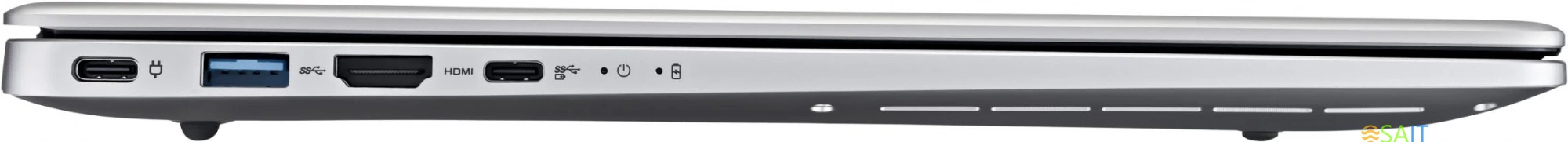 Ноутбук Osio FocusLine F150i-014 Core i3 1115G4 16Gb SSD512Gb Intel UHD Graphics 15.6" IPS FHD (1920x1080) Windows 11 Home grey WiFi BT Cam 6000mAh