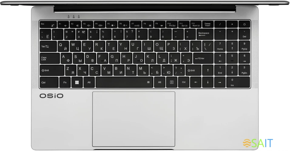 Ноутбук Osio FocusLine F150i-014 Core i3 1115G4 16Gb SSD512Gb Intel UHD Graphics 15.6" IPS FHD (1920x1080) Windows 11 Home grey WiFi BT Cam 6000mAh