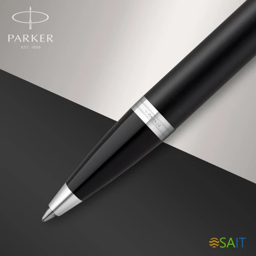 Ручка шариков. Parker IM Essential K319 (2143632) Matte Black CT M син. черн. подар.кор.