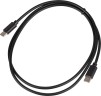 Кабель USB Type-C (m)-USB Type-C (m) 1м черный