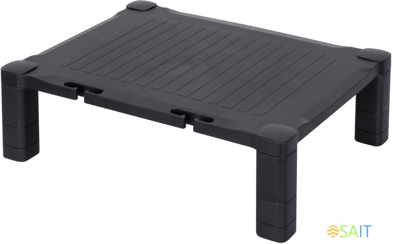 Подставка под монитор Бюрократ Shell черный