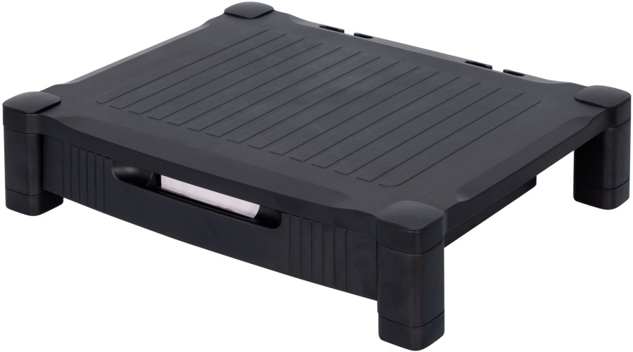 Подставка под монитор Бюрократ Shell черный