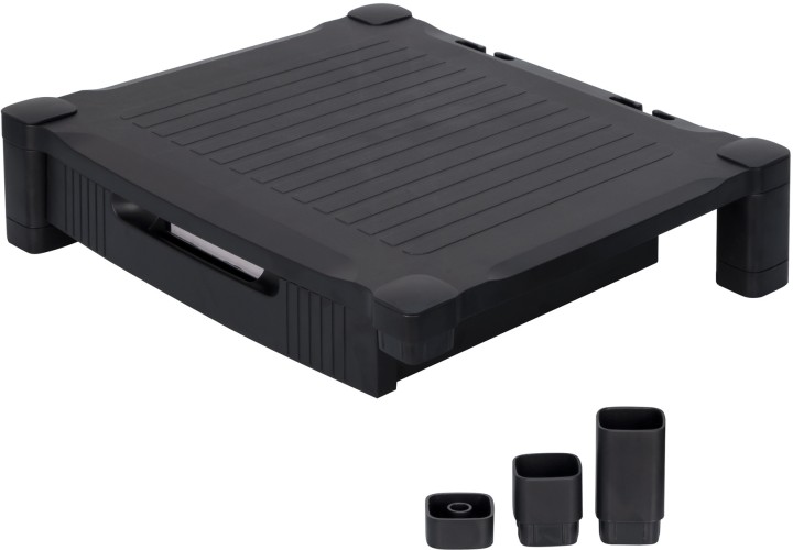 Подставка под монитор Бюрократ Shell черный