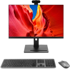 Моноблок Digma Pro Vision 23.8" Full HD Ryzen 7 7735U (2.7) 16Gb SSD512Gb RGr CR Windows 11 Pro Eth WiFi BT 90W клавиатура мышь Cam черный 1920x1080