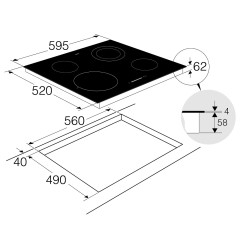 Встраиваемые электрические панели ASKO ASKO HCL614G