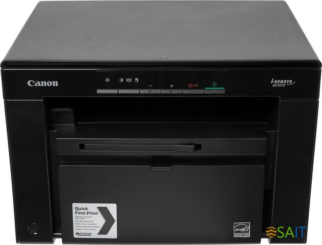МФУ лазерный Canon i-Sensys MF3010 bundle A4 черный (в комплекте: + картридж)