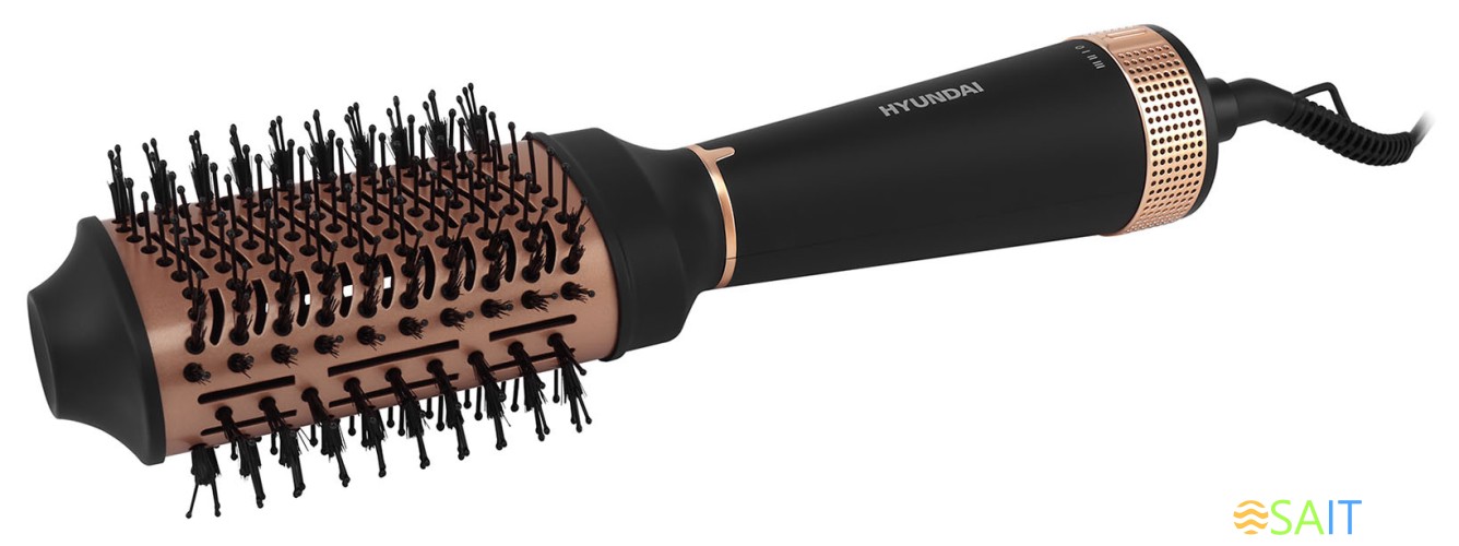 Фен-щетка Hyundai H-HB0115 1200Вт черный