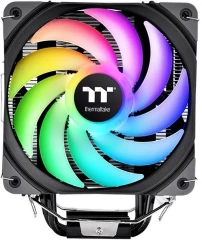 Устройство охлаждения(кулер) Thermaltake UX200 SE ARGB Soc-AM5/AM4/1200/1700/1851 черный 4-pin 25dB Al+Cu 170W Ret (CL-P105-AL12SW-A)