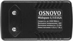 Инжектор PoE Osnovo Midspan-1/151GA 10/100/1000BASE-T 15.4Вт
