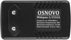 Инжектор PoE Osnovo Midspan-1/151GA 10/100/1000BASE-T 15.4Вт