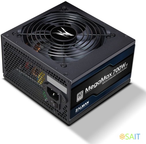 Блок питания Zalman ATX 700W ZM700-TXII V2 80+ 24pin APFC 120mm fan 6xSATA RTL