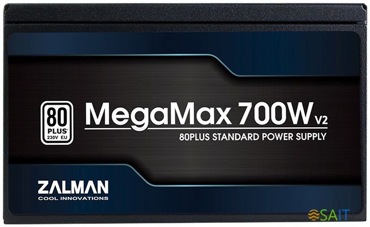 Блок питания Zalman ATX 700W ZM700-TXII V2 80+ 24pin APFC 120mm fan 6xSATA RTL