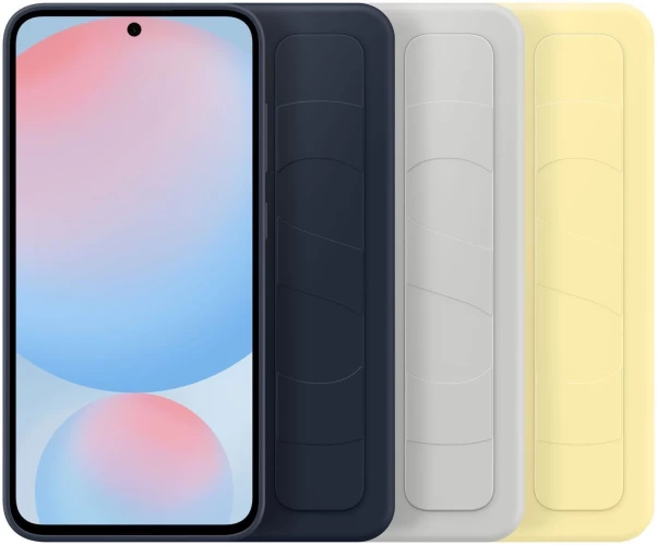 Чехол (клип-кейс) Samsung для Samsung Galaxy S24 FE Standing Grip Case S24FE серый (EF-GS721CJEGRU)