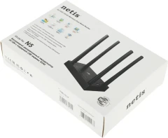 Роутер беспроводной Netis N5 AC1200 10/100BASE-TX/4G ready черный
