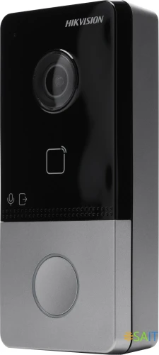 Видеопанель Hikvision DS-KV6113-WPE1(C) цветной сигнал CMOS цвет панели: черный