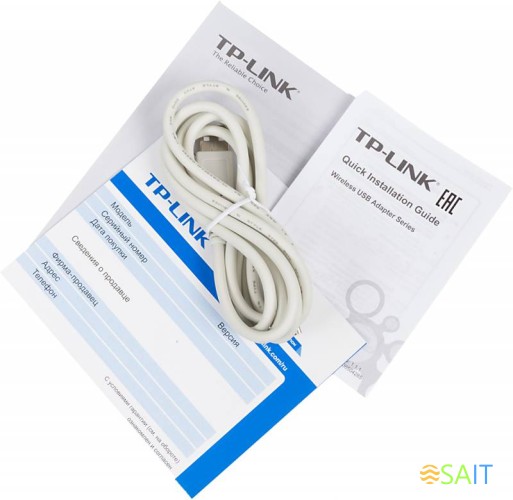 Сетевой адаптер Wi-Fi TP-Link TL-WN822N N300 USB 2.0 (ант.внеш.несъем.) 2ант.