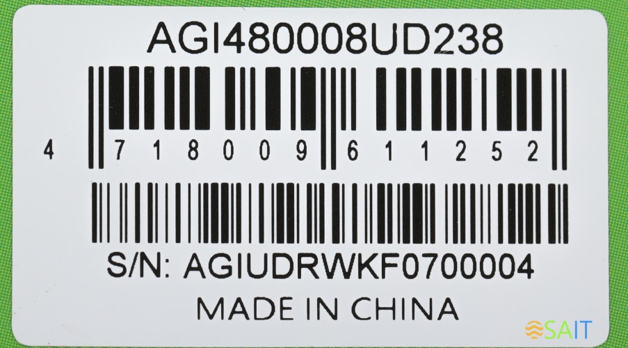 Память DDR5 8GB 4800MHz AGi AGI480008UD238 RTL PC5-38400 CL40 DIMM 288-pin 1.1В single rank Ret