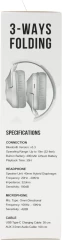 Наушники мониторные A4Tech 2Drumtek BH300 1м белый/серый беспроводные bluetooth оголовье (BH300 GRAYISH WHITE)