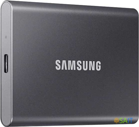 Накопитель SSD Samsung USB-C 1Tb MU-PC1T0T/WW T7 1.8" черный