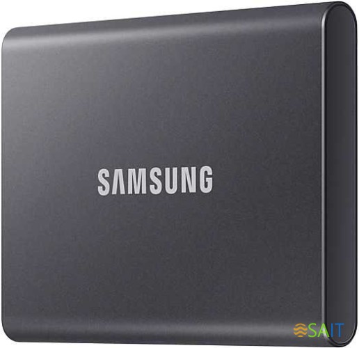 Накопитель SSD Samsung USB-C 1Tb MU-PC1T0T/WW T7 1.8" черный