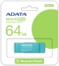 Флеш Диск A-Data 64GB UC310E UC310E-64G-RGN USB3.2 зеленый