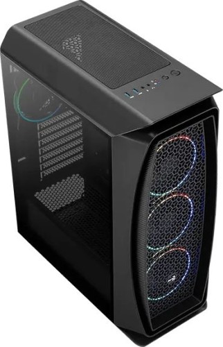 Корпус Aerocool Aero One Eclipse-G-BK-v1 черный без БП ATX 4x120mm 2x140mm 2xUSB3.0 audio bott PSU