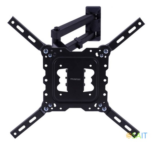 Кронштейн для телевизора Kromax DIX-18 черный 22"-65" макс.40кг настенный поворот и наклон