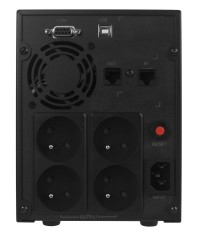ИБП CyberPower VALUE 2200E, Line-Interactive, 2200VA/1320W, USB&amp;Serial, RJ11/RJ45, 4 Schuko розетки, Black, 0.16х0.21х0.35м., 15.8кг. CyberPower VALUE2200ELCD