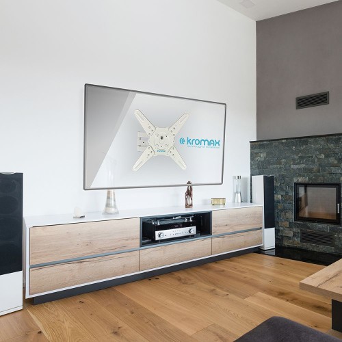 Кронштейн для телевизора Kromax ATLANTIS-40 белый 22"-65" макс.40кг настенный поворот и наклон