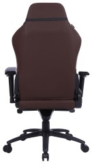 Кресло игровое Cactus CS-CHR-0112BR коричневый эко.кожа с подголов. крестов. сталь