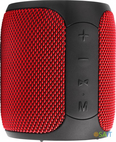 Колонка порт. Ural ТТ М3+ мини красный 16W 2.0 BT/3.5Jack 10м 2500mAh (УРАЛ ТТ М3+ МИНИ К)