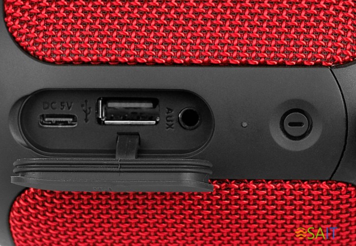 Колонка порт. Ural ТТ М3+ мини красный 16W 2.0 BT/3.5Jack 10м 2500mAh (УРАЛ ТТ М3+ МИНИ К)