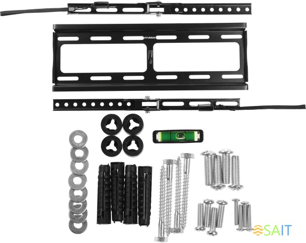 Кронштейн для телевизора Hyundai GL-T2 черный 32"-65" макс.40кг настенный наклон