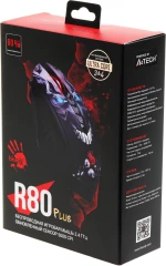 Мышь A4Tech Bloody R80 Plus Skull черный/рисунок оптическая 5000dpi беспров. USB 7but (R80 PLUS (SKULL))