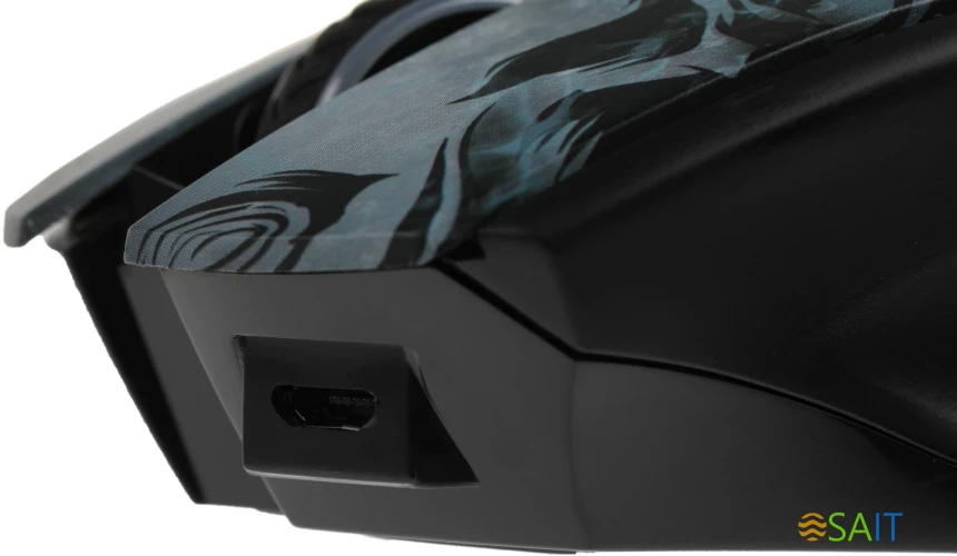 Мышь A4Tech Bloody R80 Plus Skull черный/рисунок оптическая 5000dpi беспров. USB 7but (R80 PLUS (SKULL))