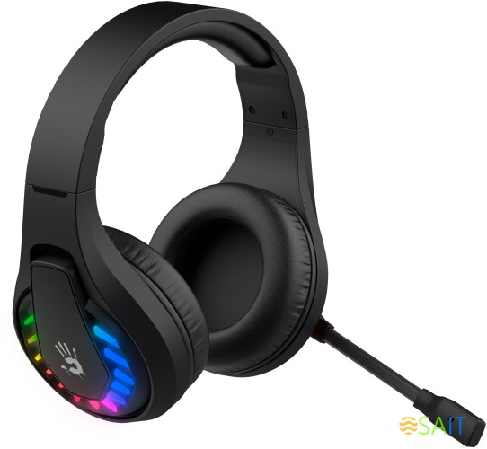 Наушники с микрофоном A4Tech Bloody GR230 черный мониторные BT оголовье (GR230)