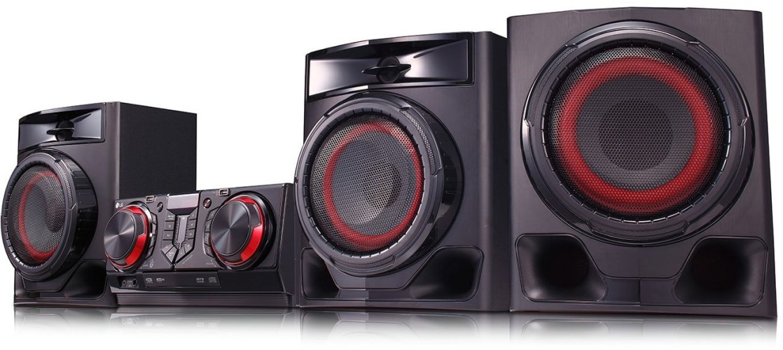 Минисистема LG XBOOM CJ45 черный 720Вт CD CDRW FM USB BT